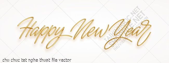 chu chuc tet nghe thuat file vector